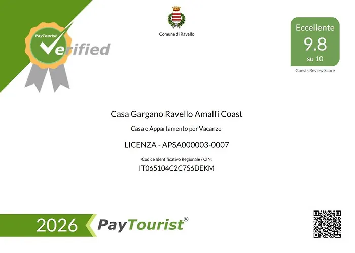 Casa Gargano Ravello Coast Lejlighed *